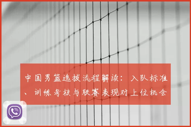 中国男篮选拔流程解读:入队标准、训练考核与联赛表现对上位机会的影响